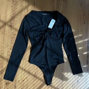 Black Abercrombie Bodysuit